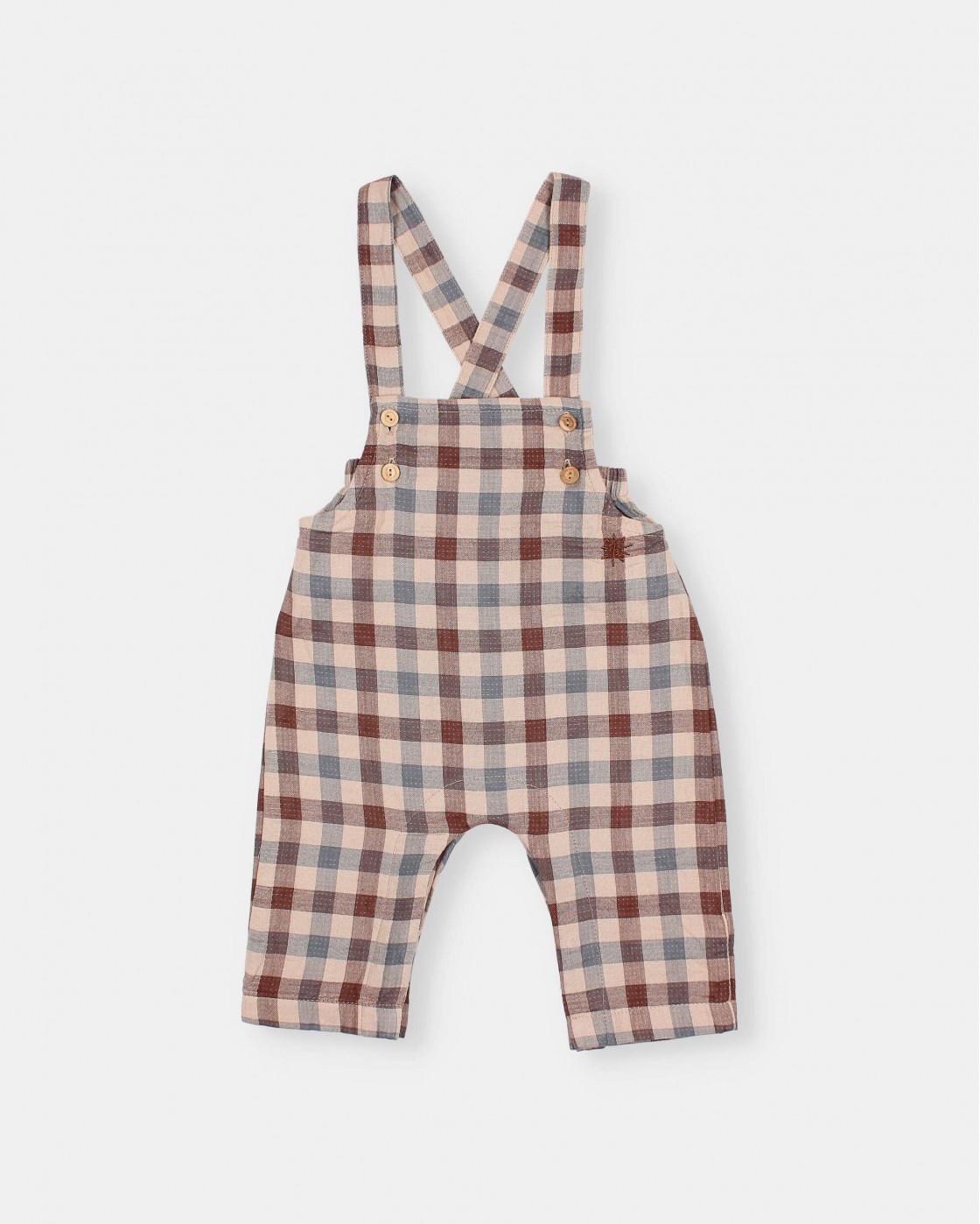 BB CHECK DUNGAREE