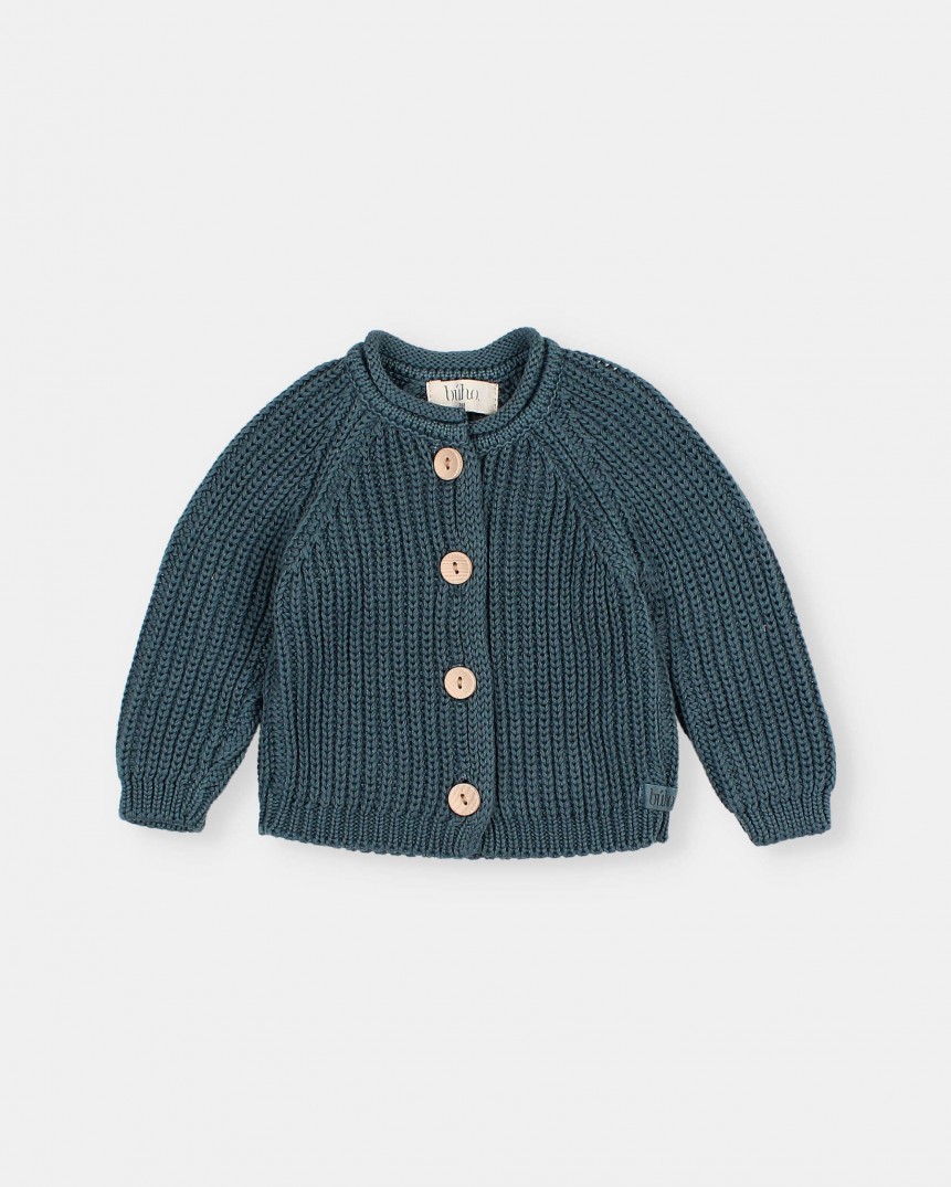 BB COTTON KNIT CARDIGAN