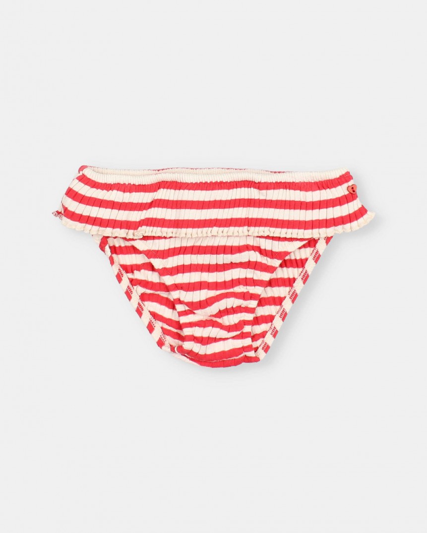 RIB STRIPES BIKINI BOTTOM