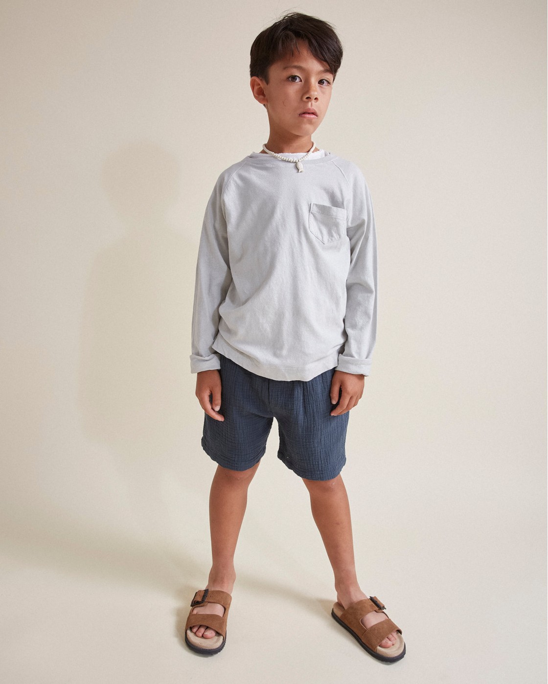 LONG SLEEVES LINEN T-SHIRT