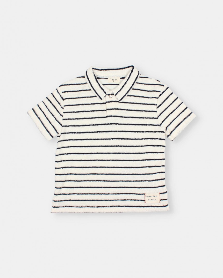 TERRY STRIPES POLO