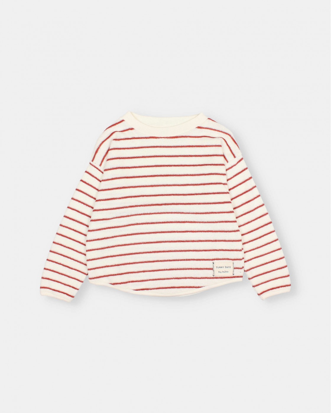 TERRY STRIPES SWEATSHIRT