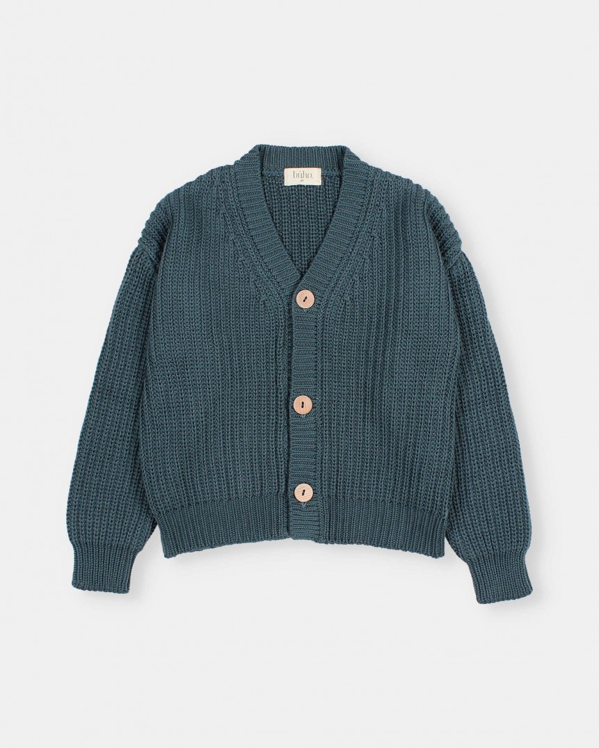 CARDIGAN DE PUNTO DE ALGODÓN