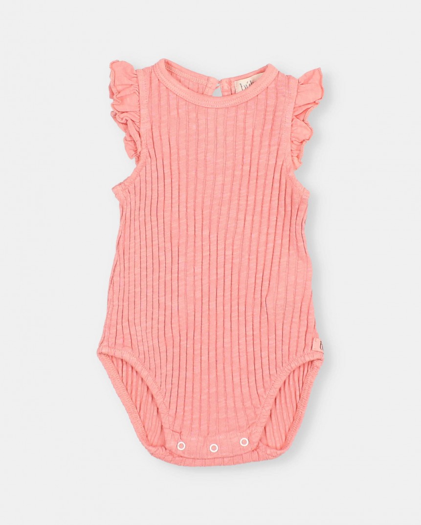 BB RIB RUFFLE BODYSUIT