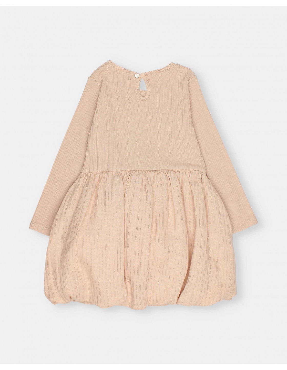 VESTIDO COMBINADO LUREX