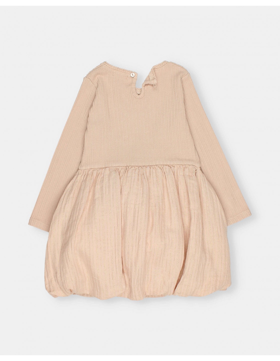 VESTIDO COMBINADO LUREX