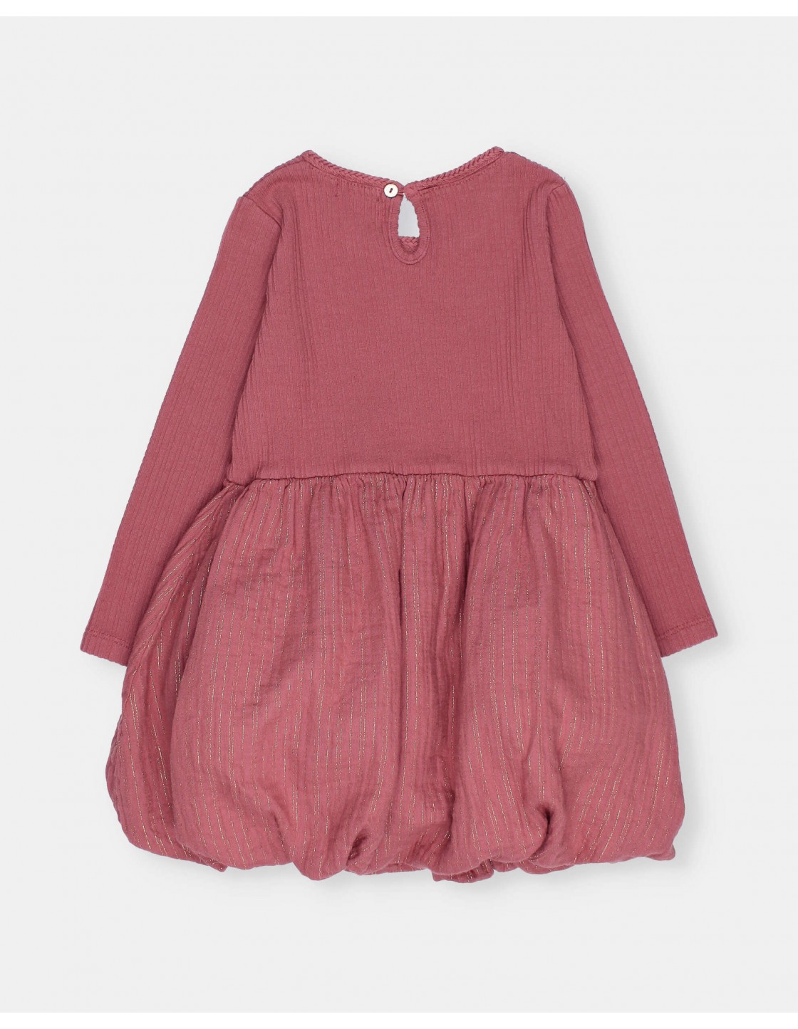 VESTIDO COMBINADO LUREX