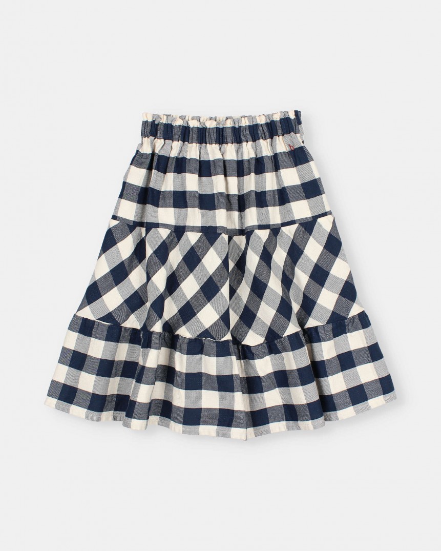 GINGHAM MAXI SKIRT 2