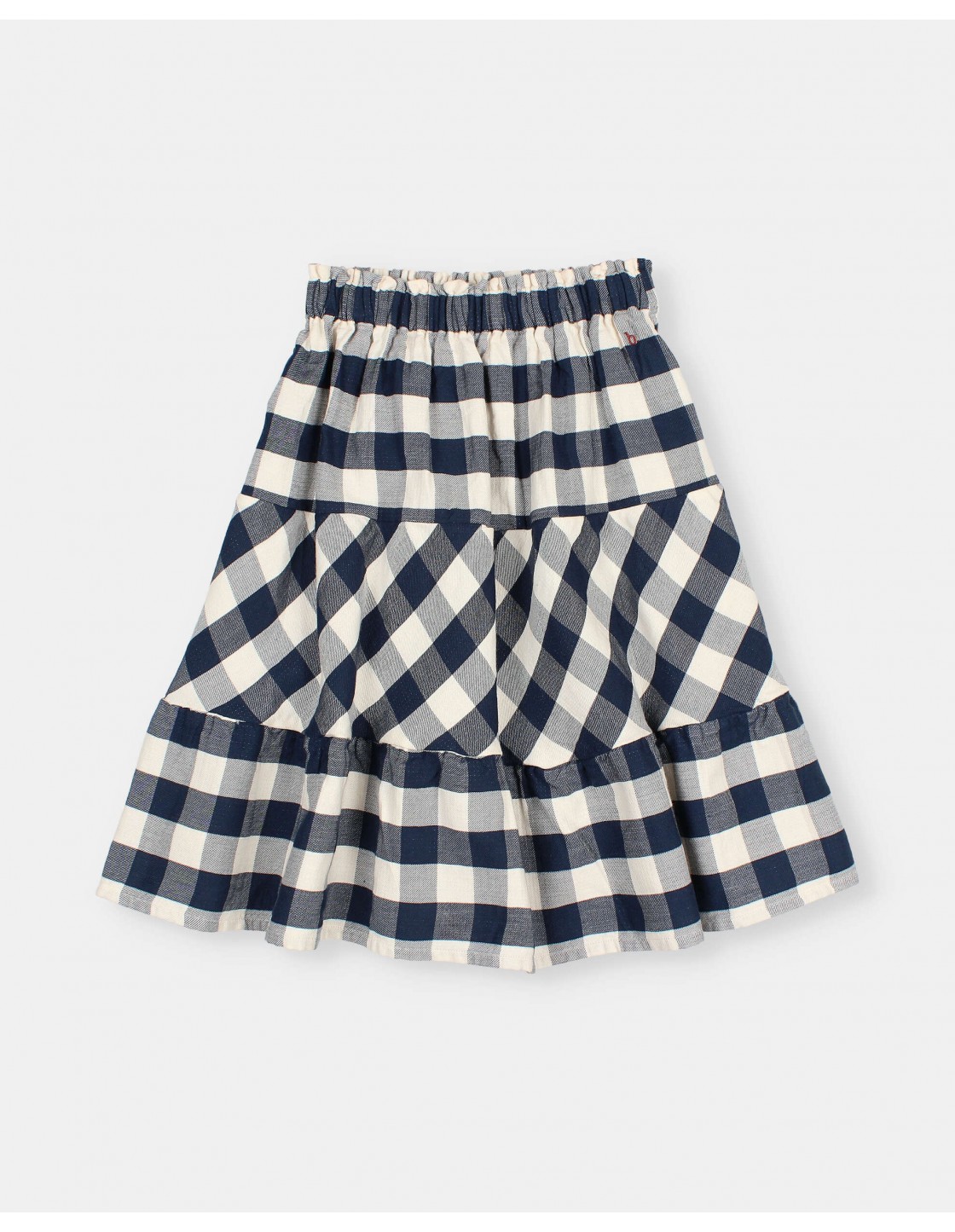 GINGHAM MAXI SKIRT