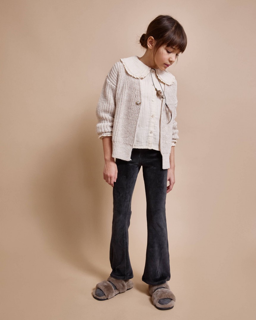 VELVET LEGGING FLARE