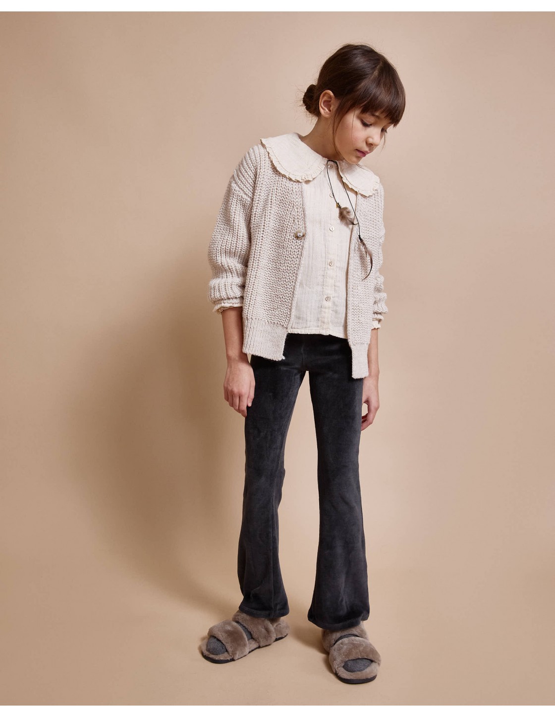 VELVET LEGGING FLARE