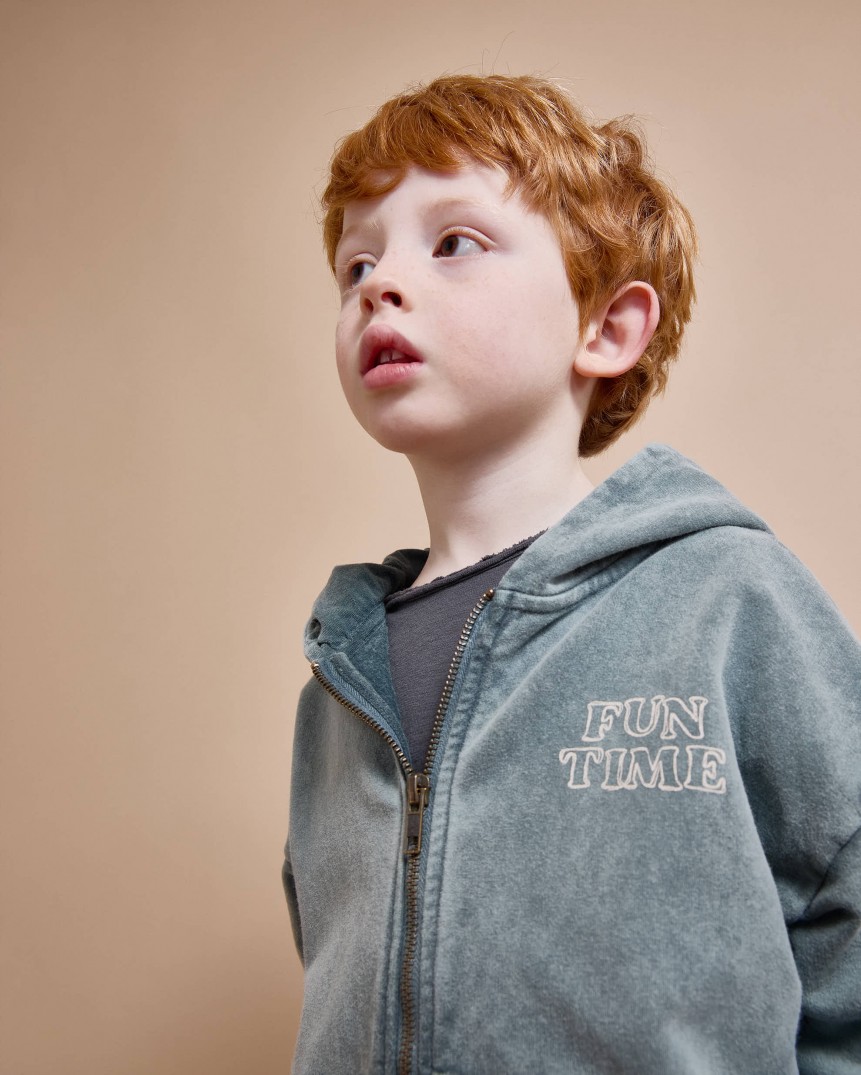 FLEECE HOODIE ZIP