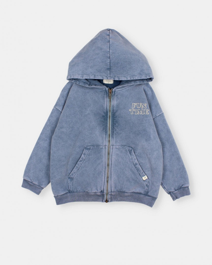 SUDADERA FELPA HOODIE ZIP