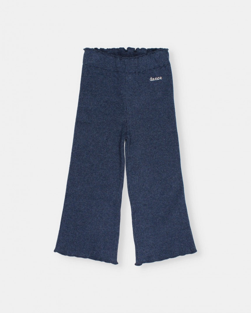 WAFFLE WIDE PANTS