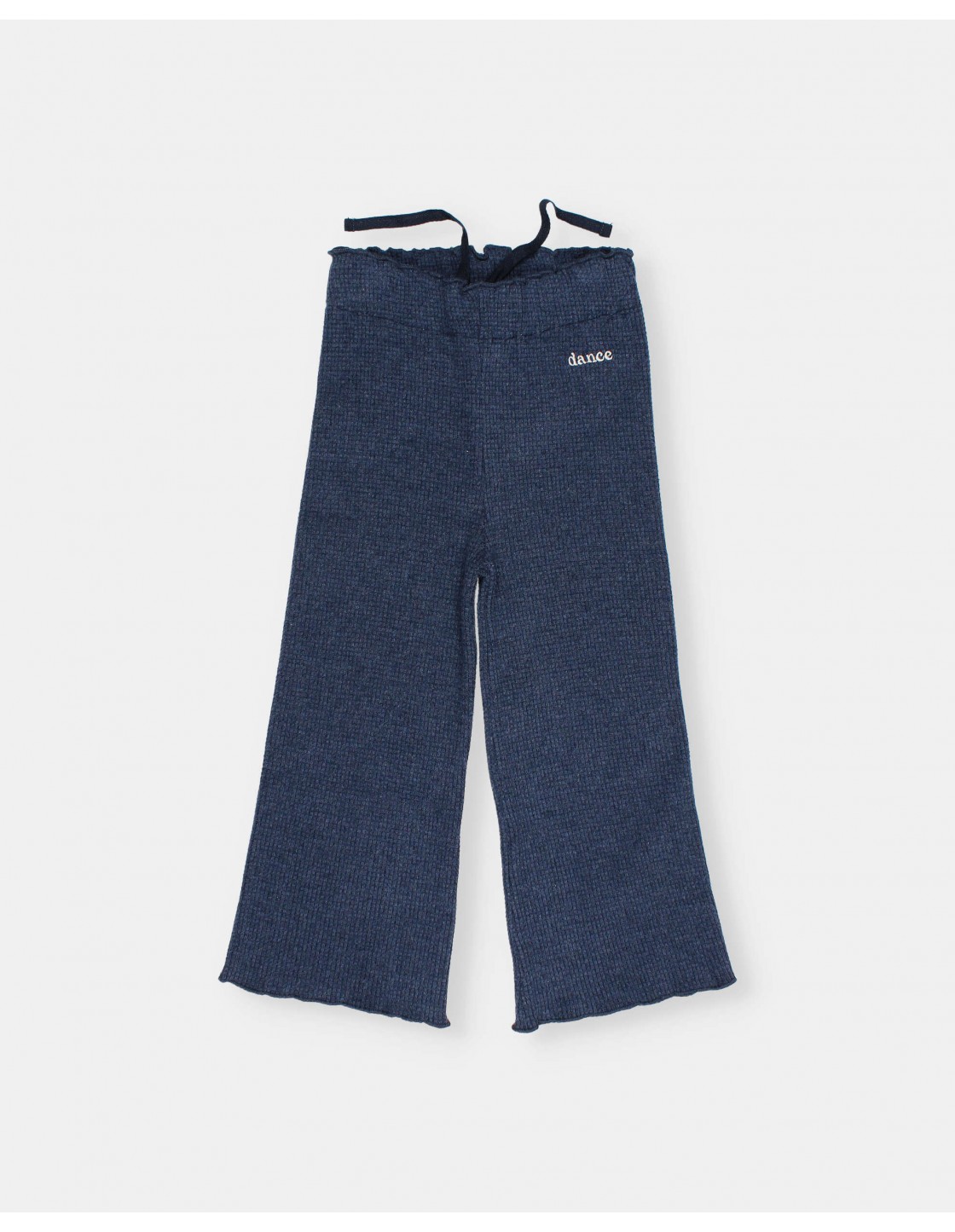 PANTALÓN ANCHO WAFFLE