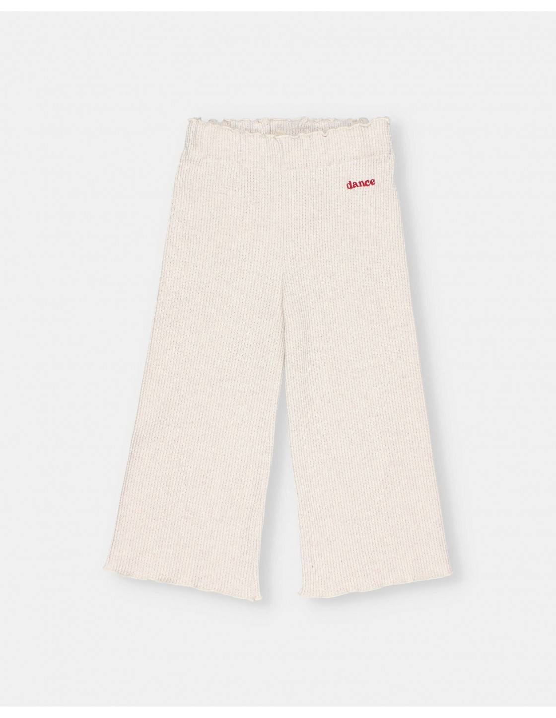 PANTALÓN ANCHO WAFFLE