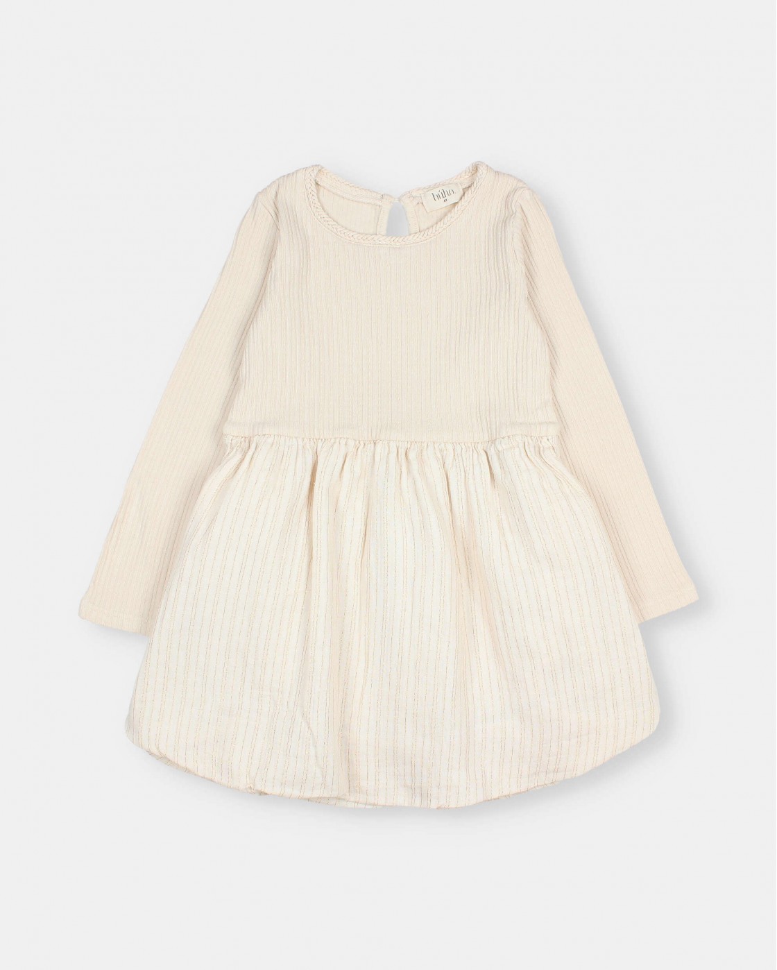 VESTIDO COMBINADO LUREX