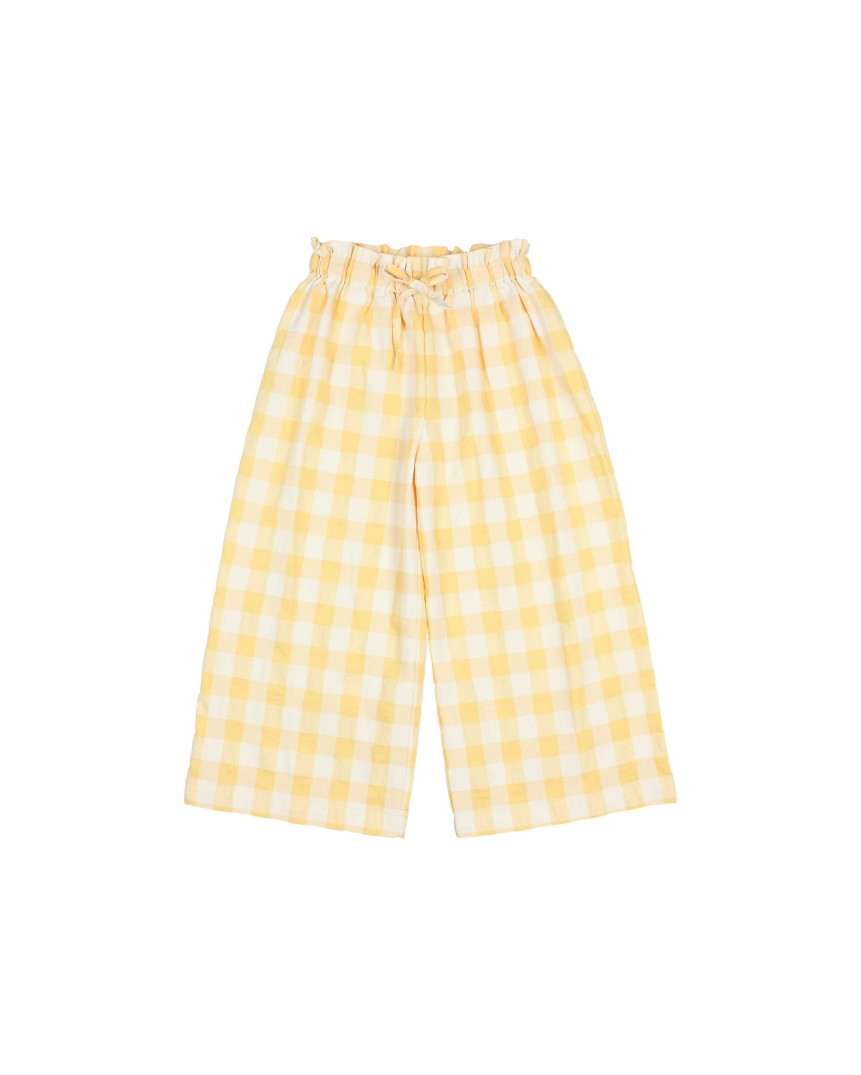 GINGHAM PANTS