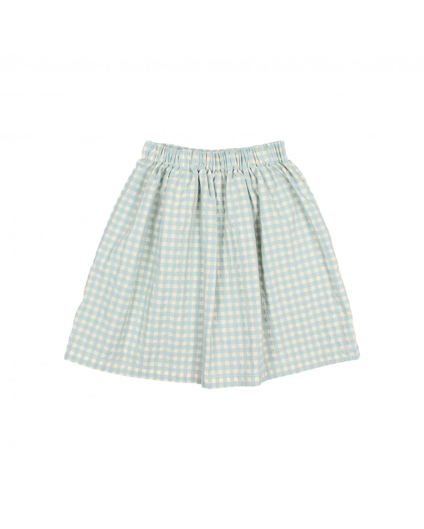 GINGHAM MIDI SKIRT 2