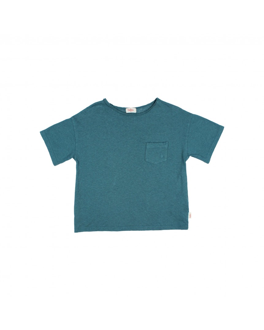 POCKET LINEN T-SHIRT