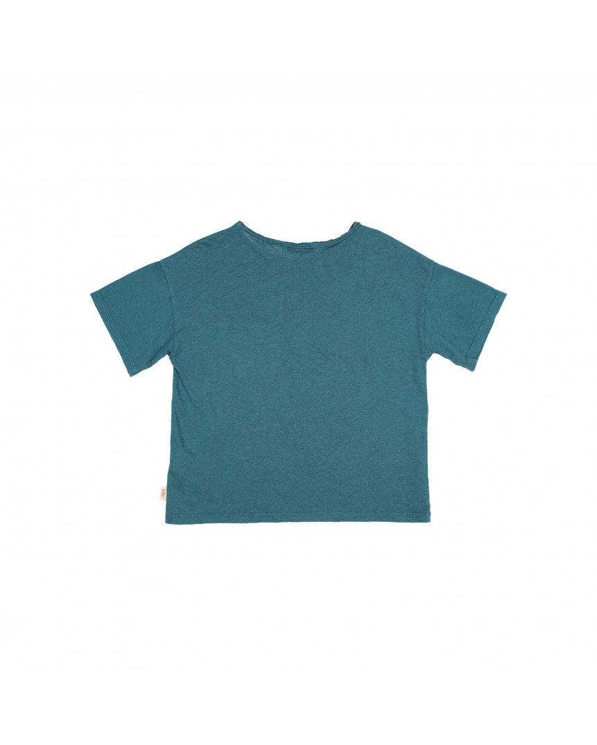 CAMISETA DE LINO CON BOLSILLO 2