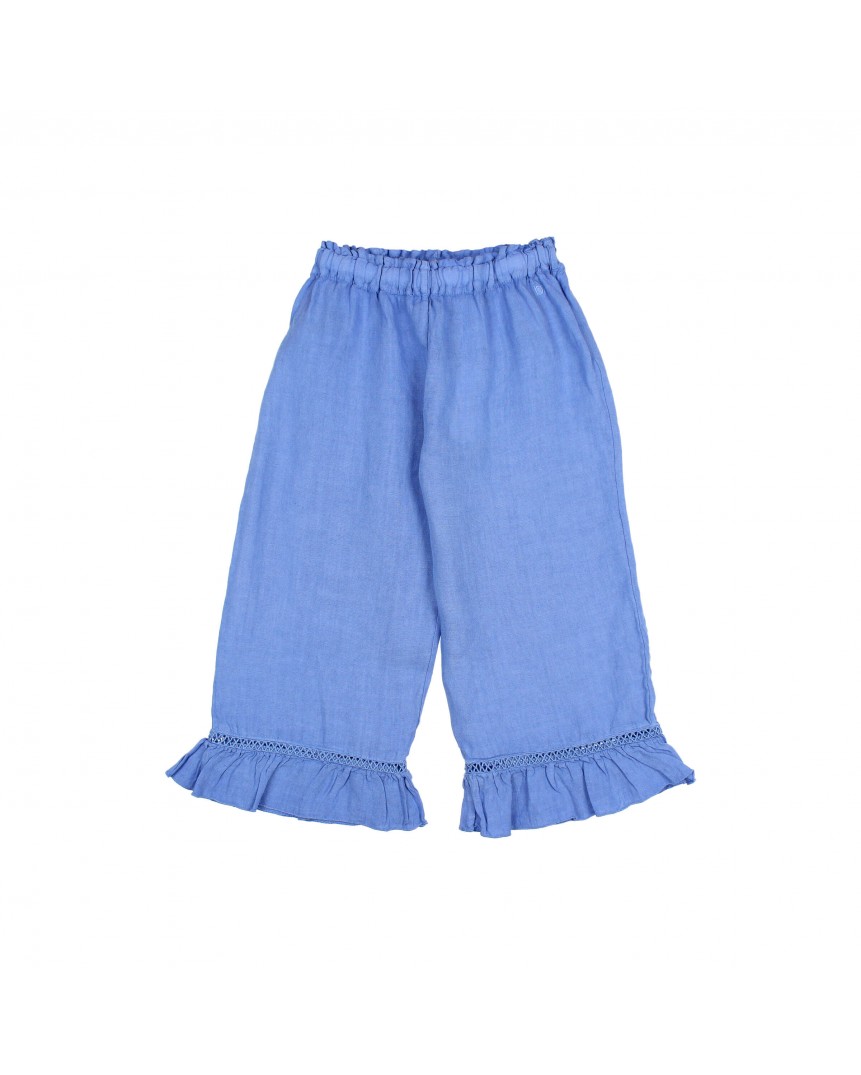 LINEN GIRLY PANTS