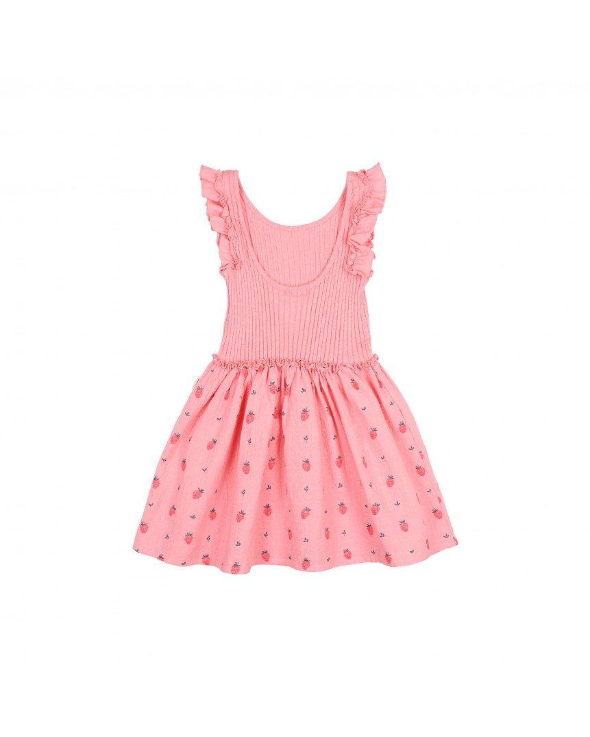 STRAWBERRY COMBI DRESS 2