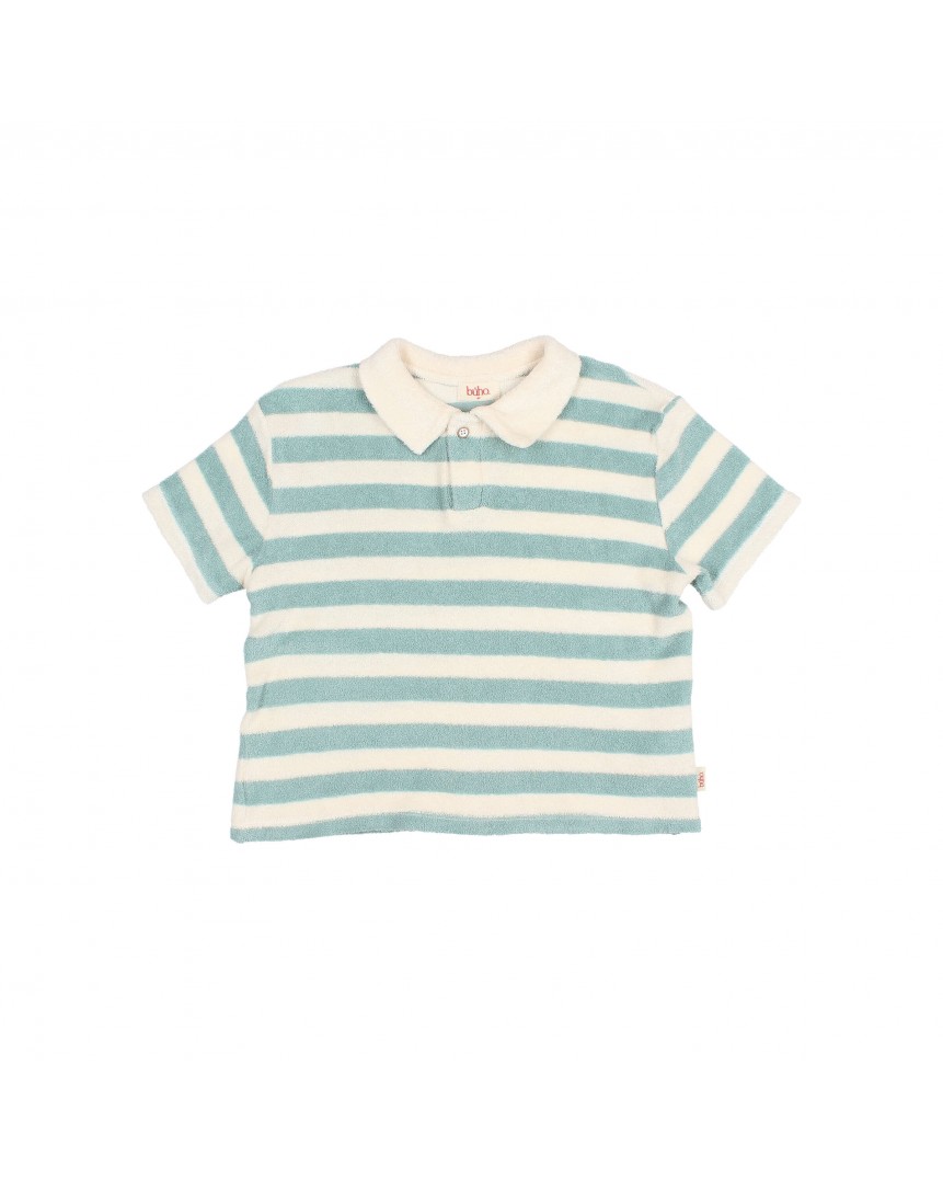 TERRY STRIPES POLO