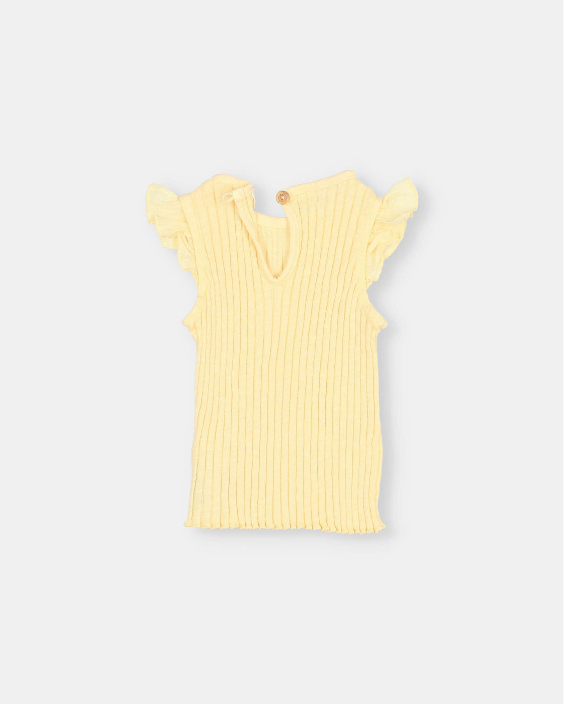 BB CAMISETA ACANALADA CON VOLANTES