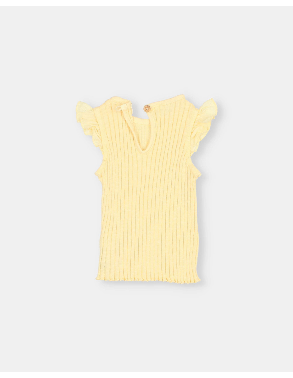 BB RIB RUFFLE T-SHIRT