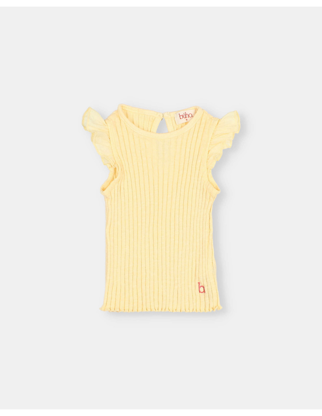 BB RIB RUFFLE T-SHIRT