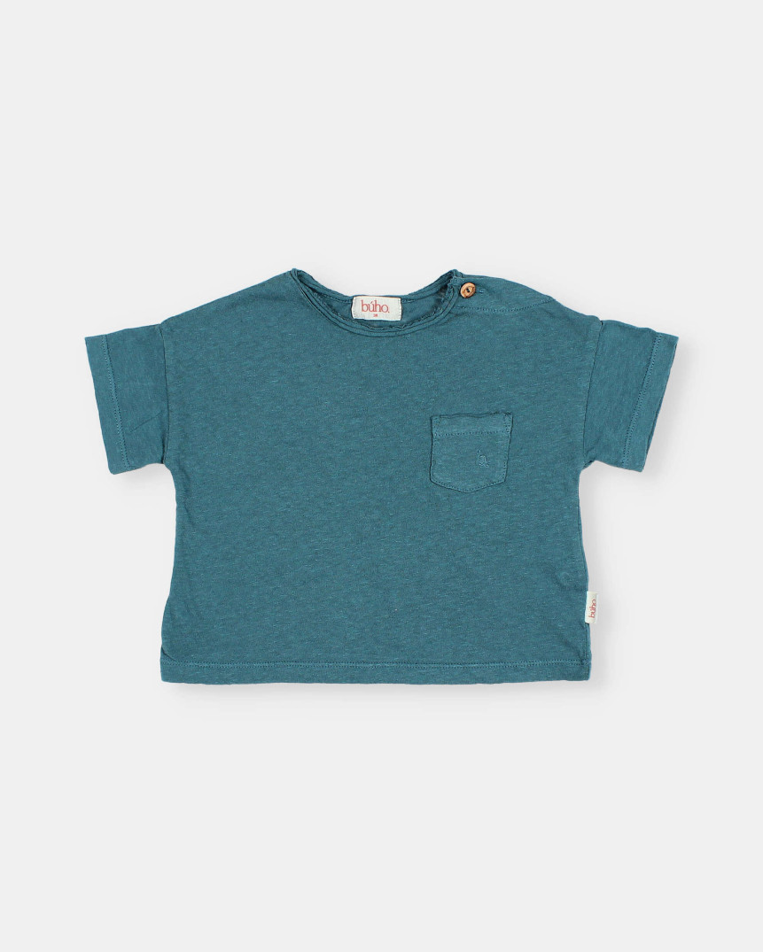 BB CAMISETA DE LINO CON BOLSILLO 2
