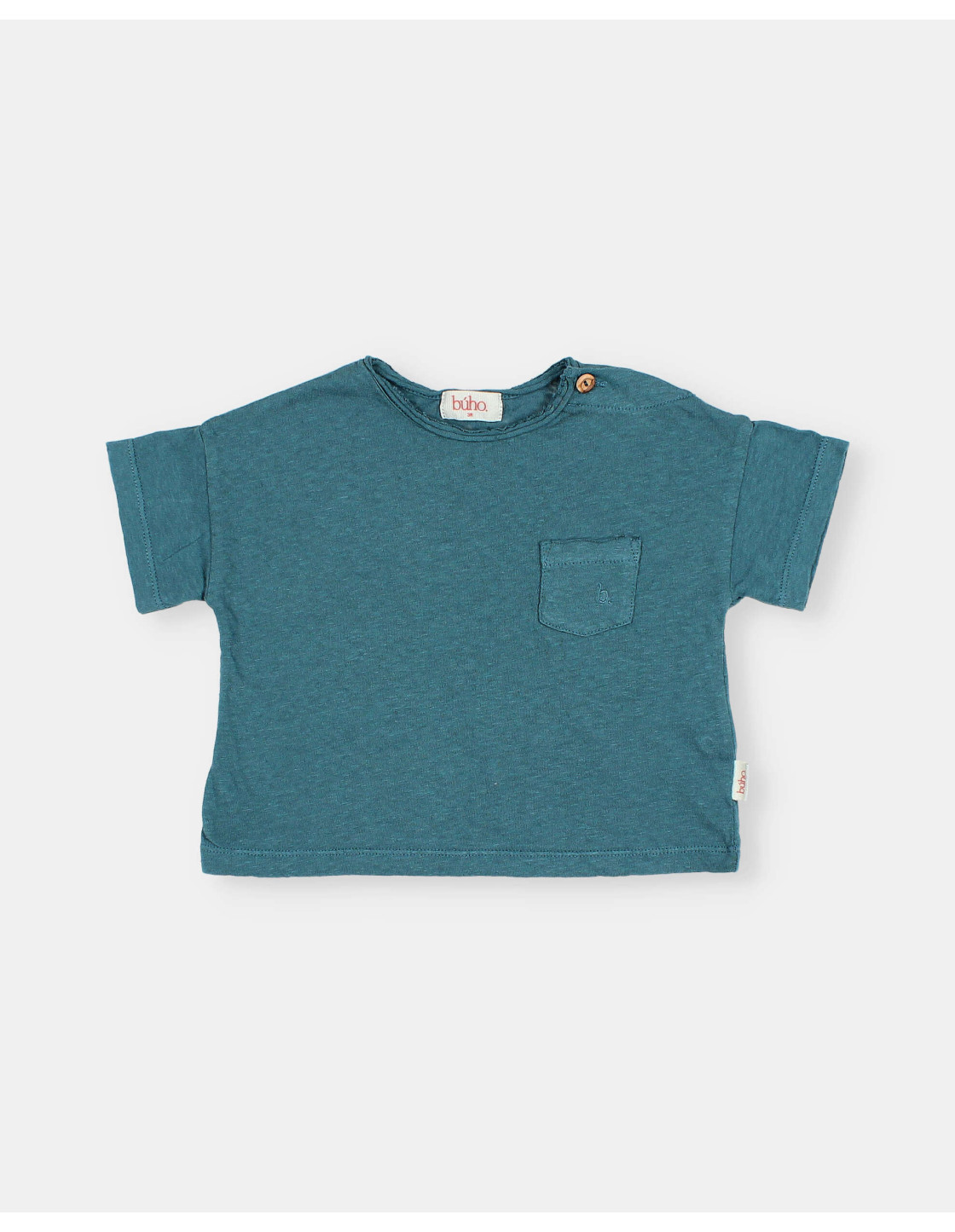 BB CAMISETA DE LINO CON BOLSILLO