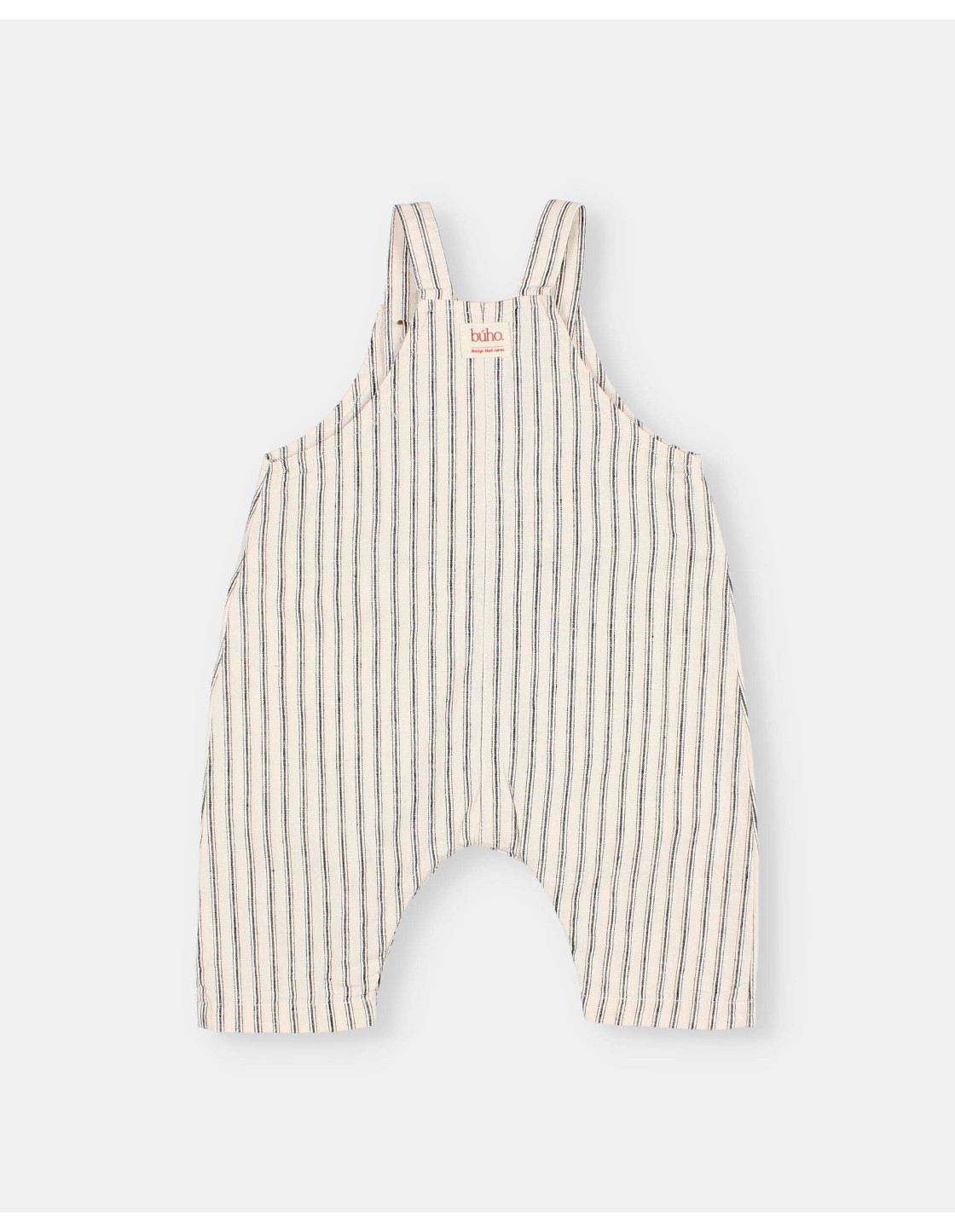 BB LINEN STRIPES DUNGAREE