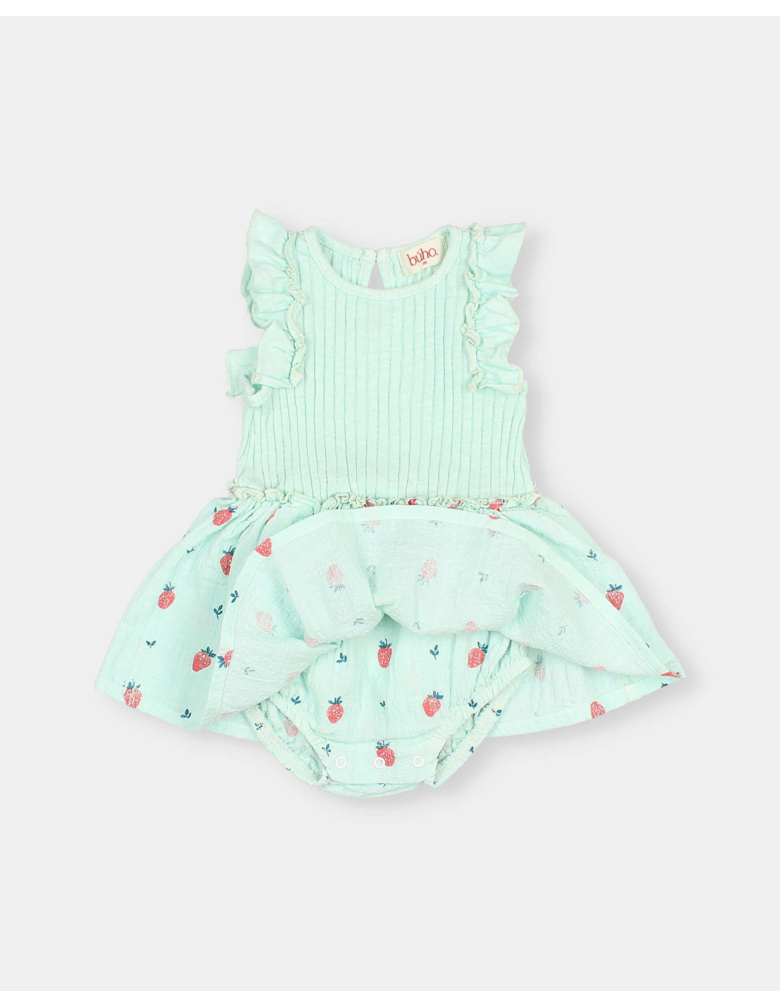 BB STRAWBERRY COMBI DRESS