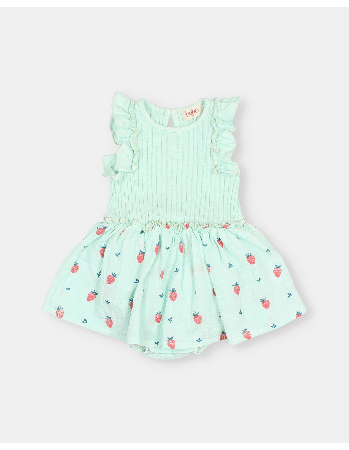 BB STRAWBERRY COMBI DRESS