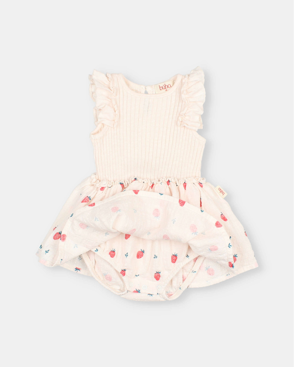 BB STRAWBERRY COMBI DRESS