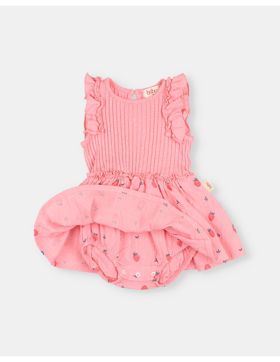 BB STRAWBERRY COMBI DRESS