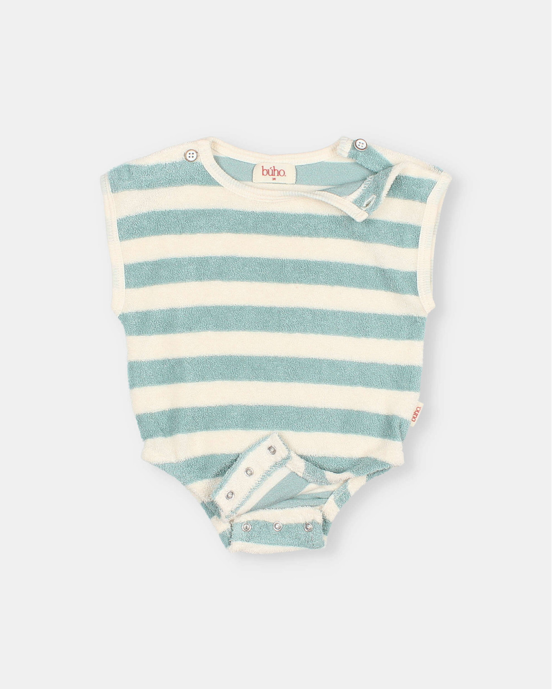 BB TERRY STRIPES ROMPER