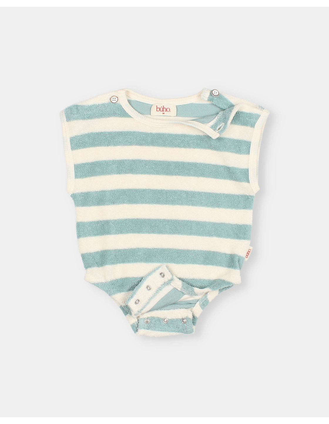 BB TERRY STRIPES ROMPER
