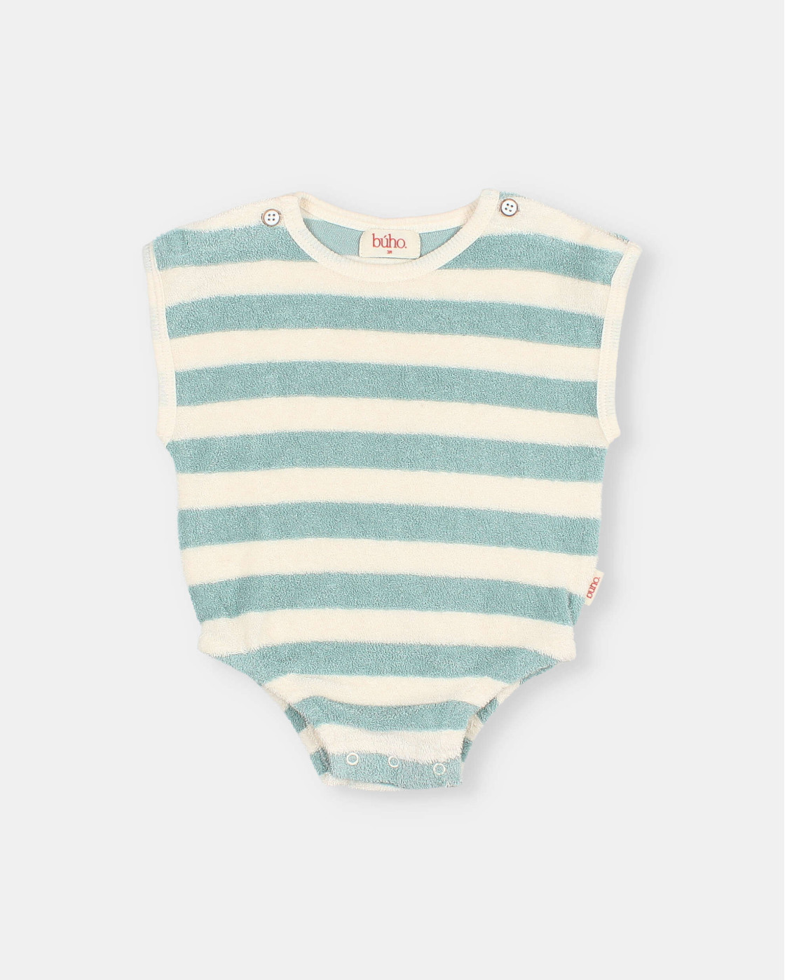 BB TERRY STRIPES ROMPER