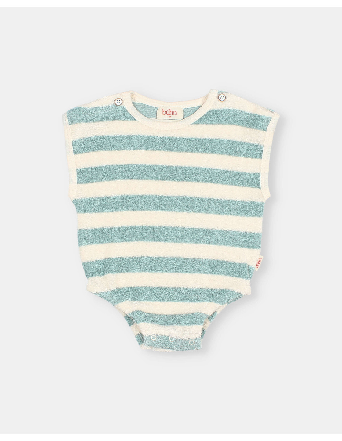 BB TERRY STRIPES ROMPER