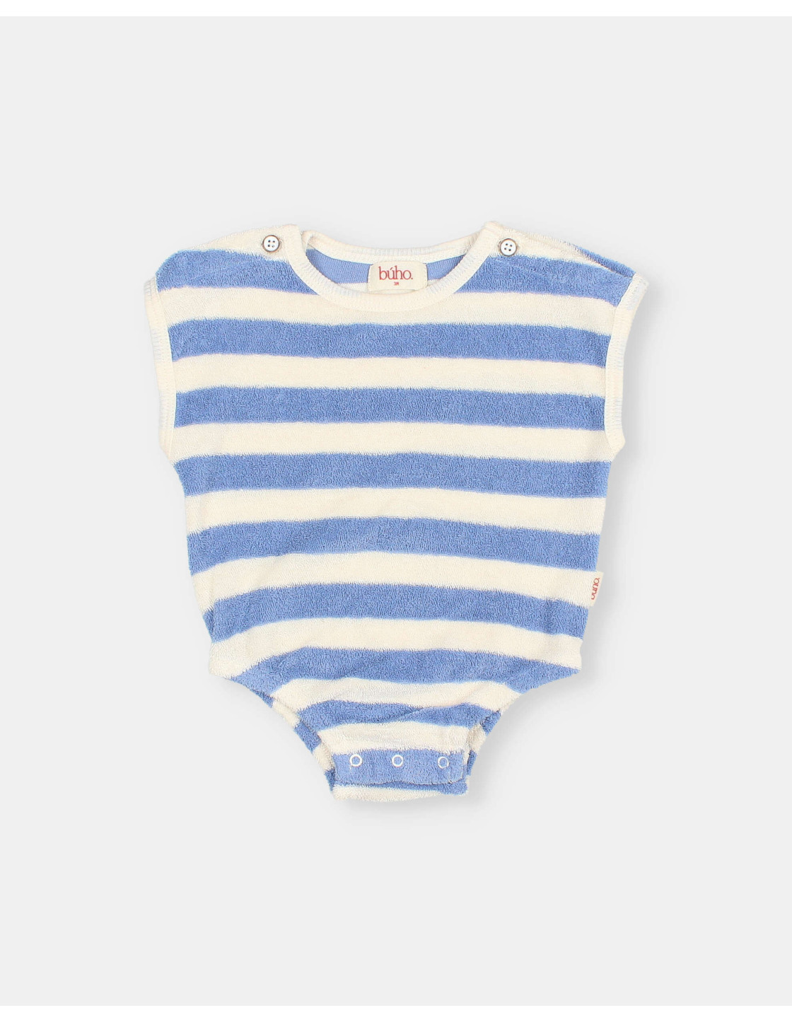 BB TERRY STRIPES ROMPER