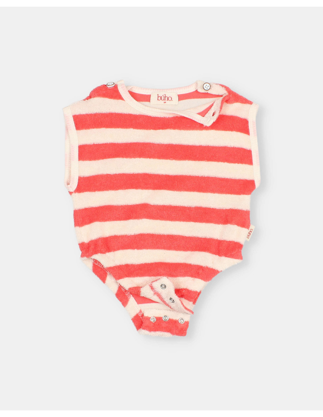 BB TERRY STRIPES ROMPER