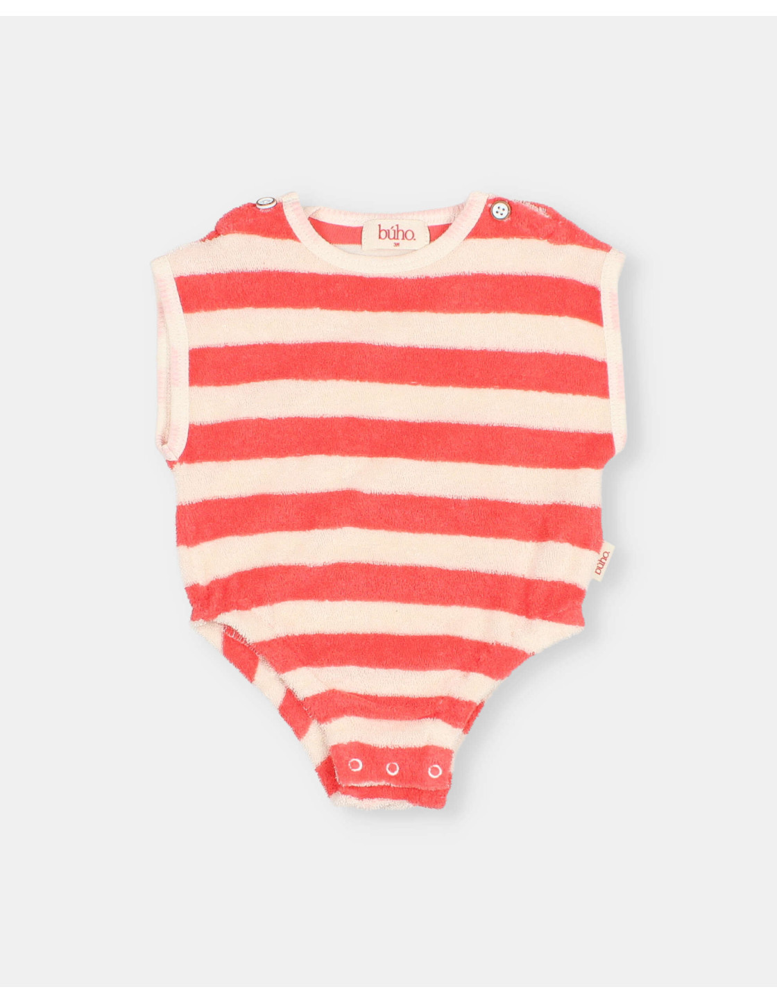 BB TERRY STRIPES ROMPER