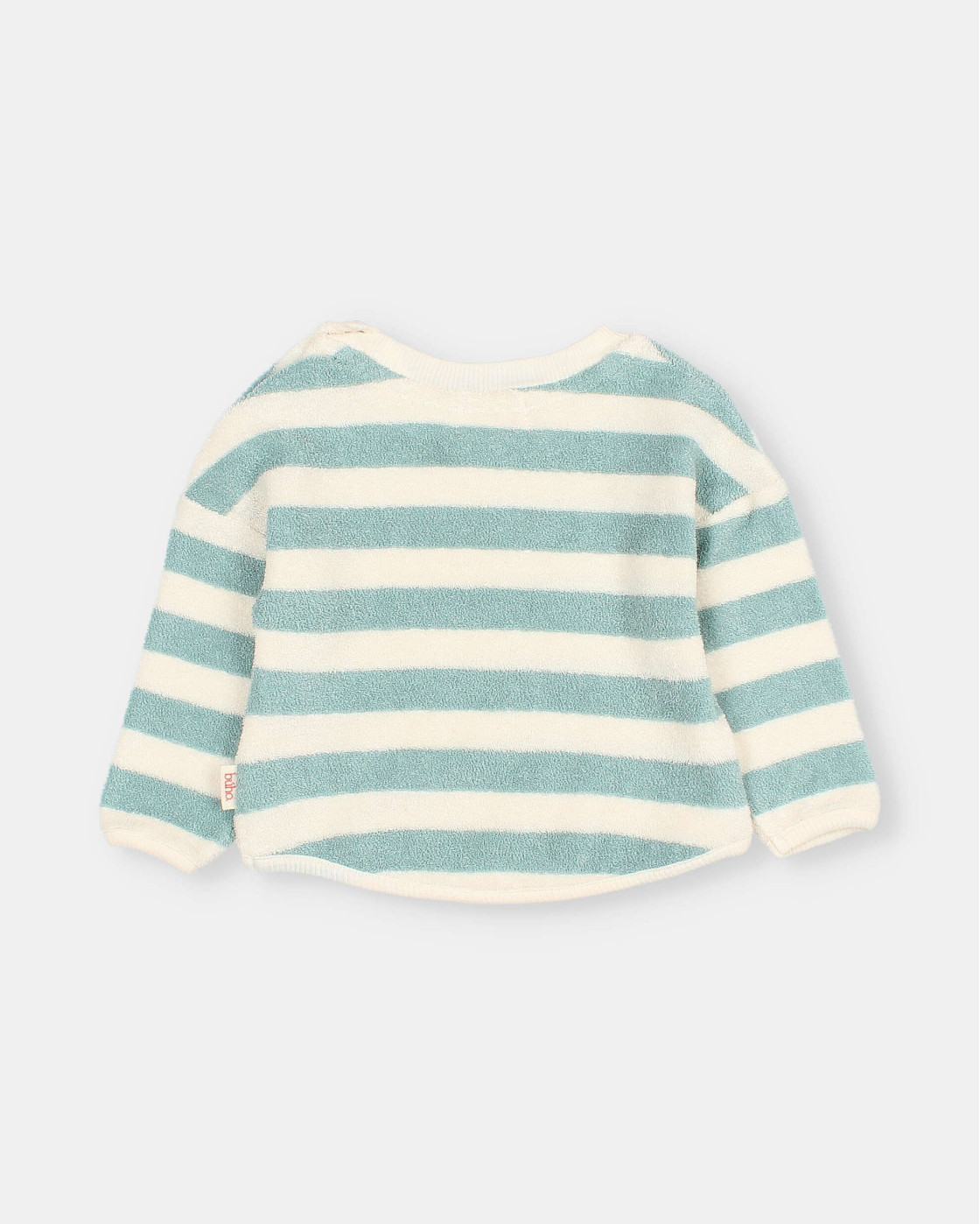 BB SUDADERA DE RIZO CON RAYAS