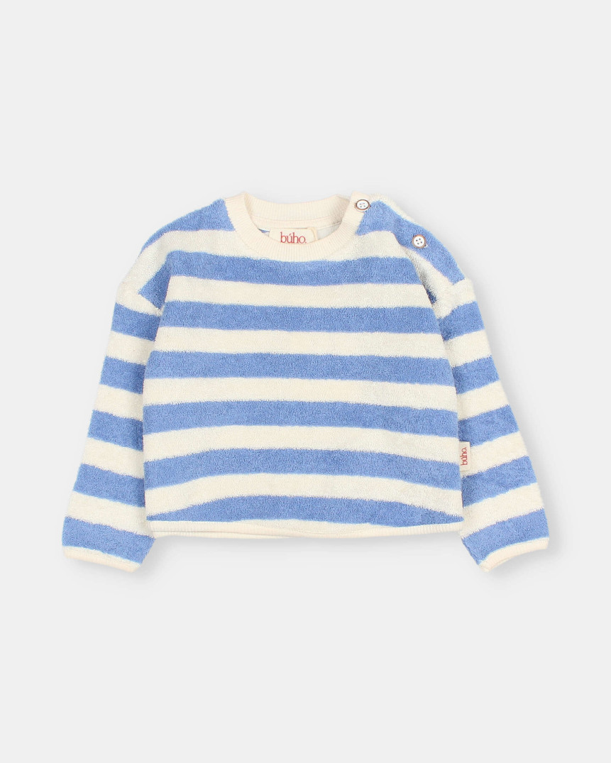 BB TERRY STRIPES SWEATSHIRT