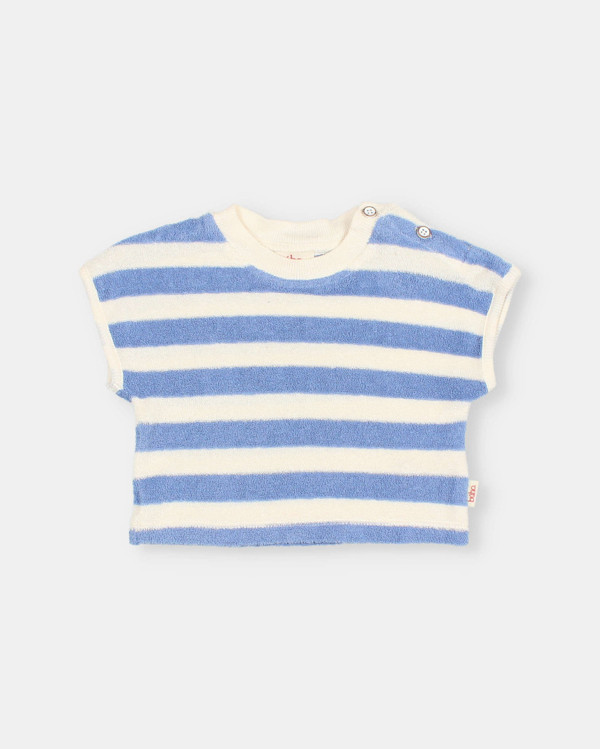 BB TERRY STRIPES T-SHIRT