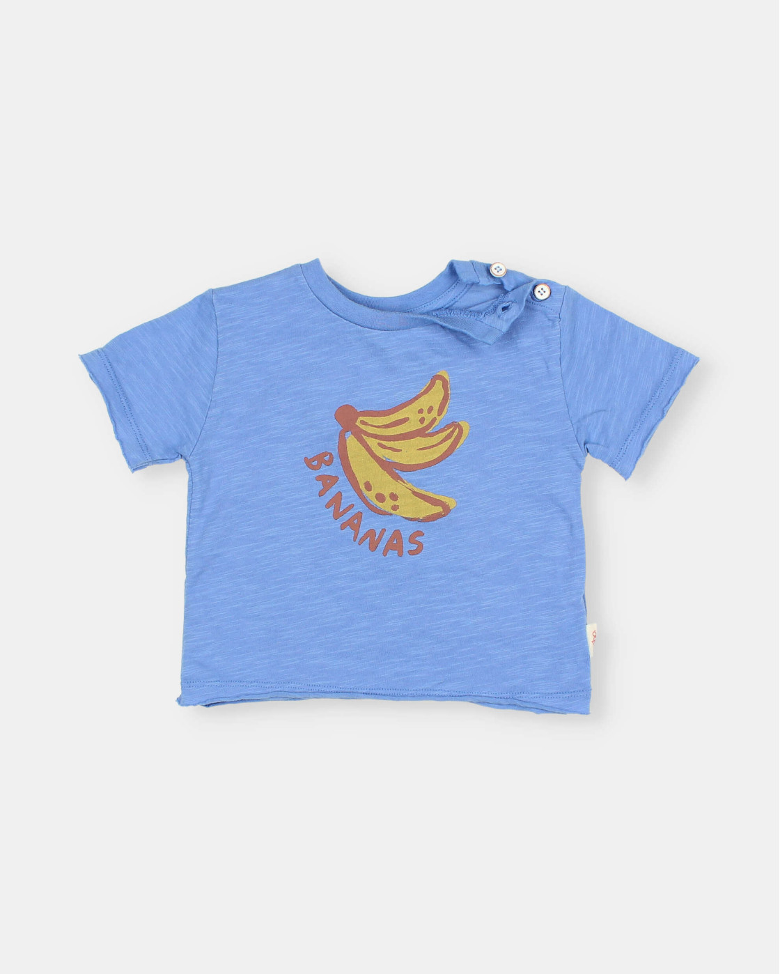 BB CAMISETA BANANA CON CUELLO ACANALADO