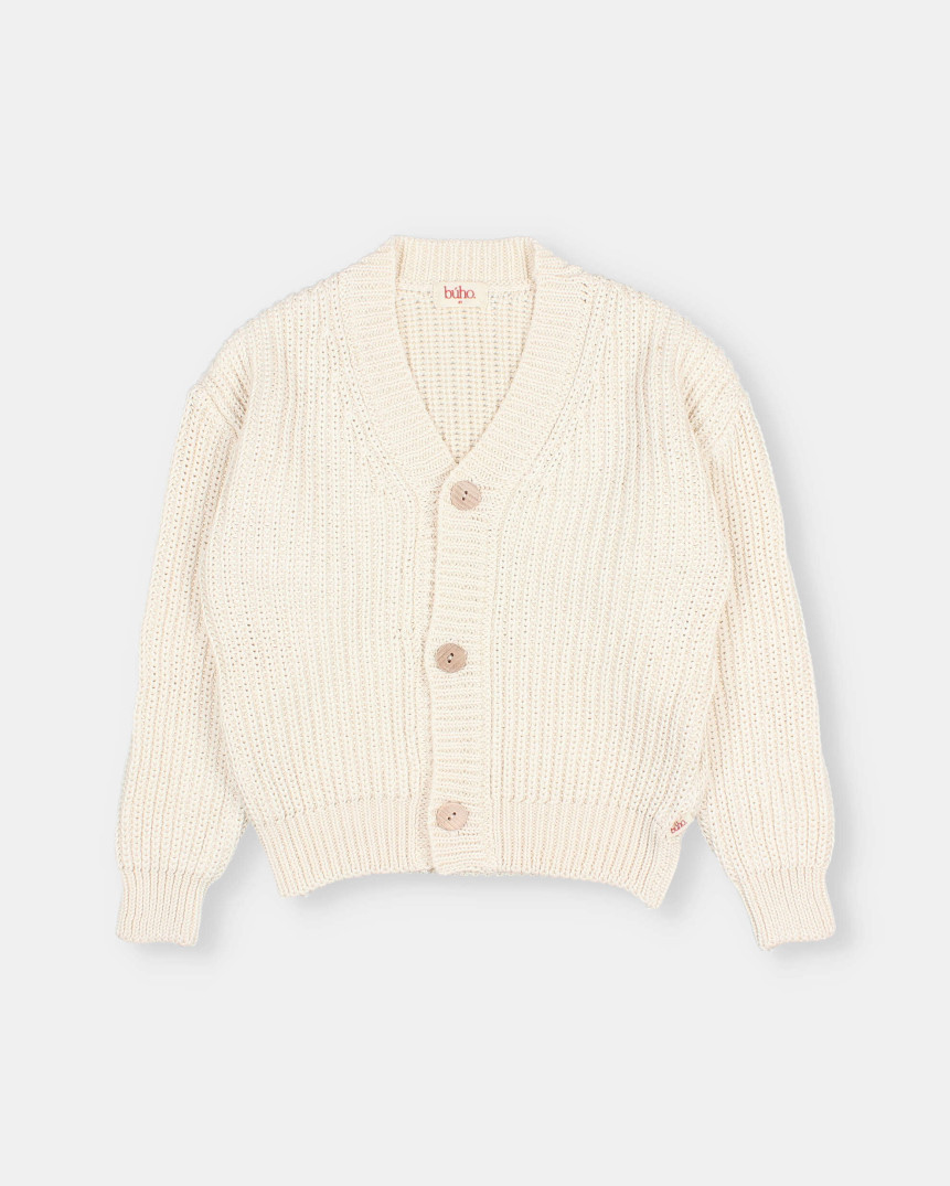 CARDIGAN DE PUNTO DE ALGODÓN